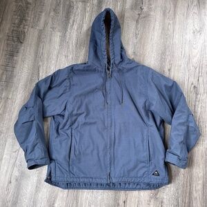 Ridgecut Toughwear Jacket Womens 2X Canvas Workwear Hooded Sherpa Lined